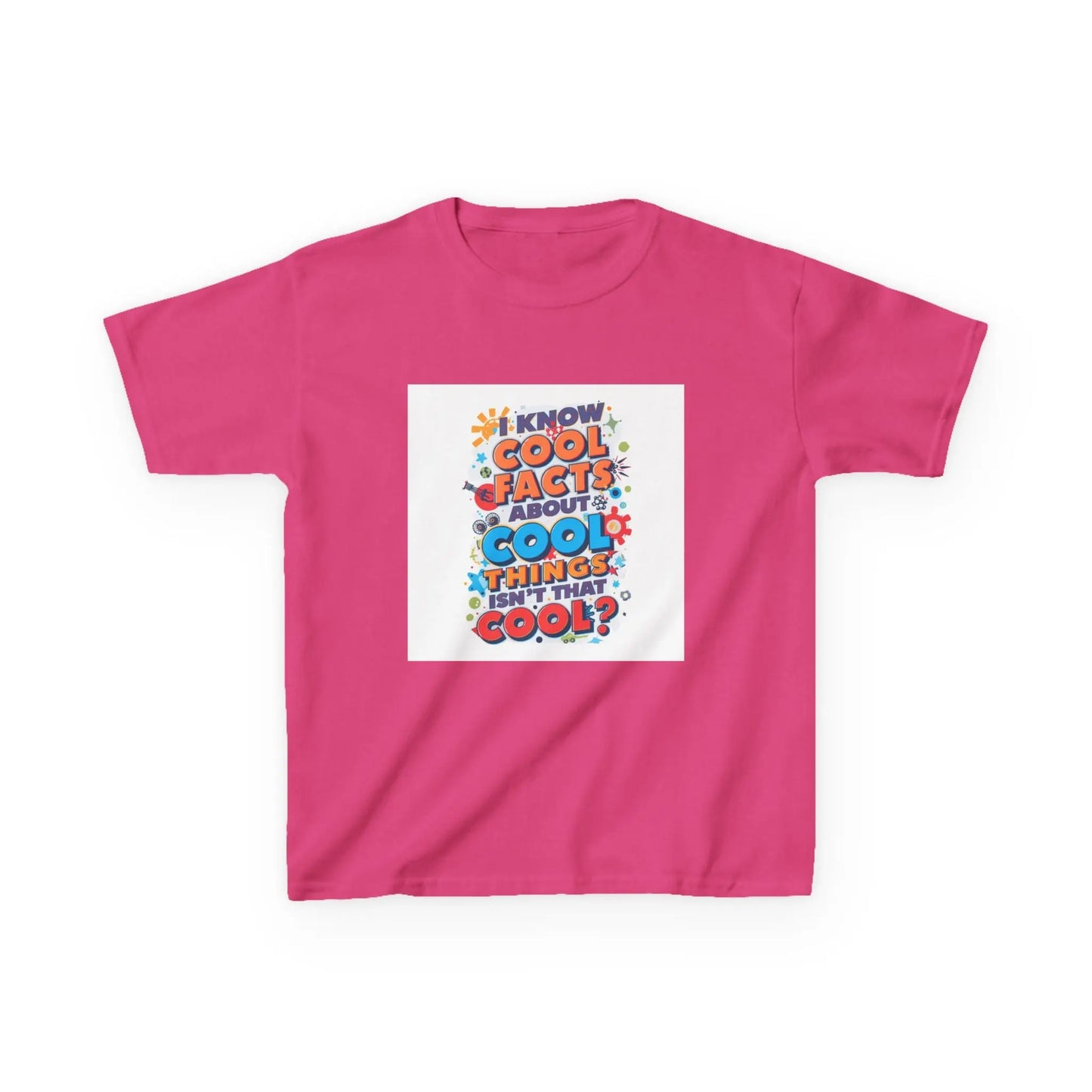 "I Know Cool Facts About Cool Things (Isn’t That Cool?)" - Kids Autism Awareness T-Shirt Printify