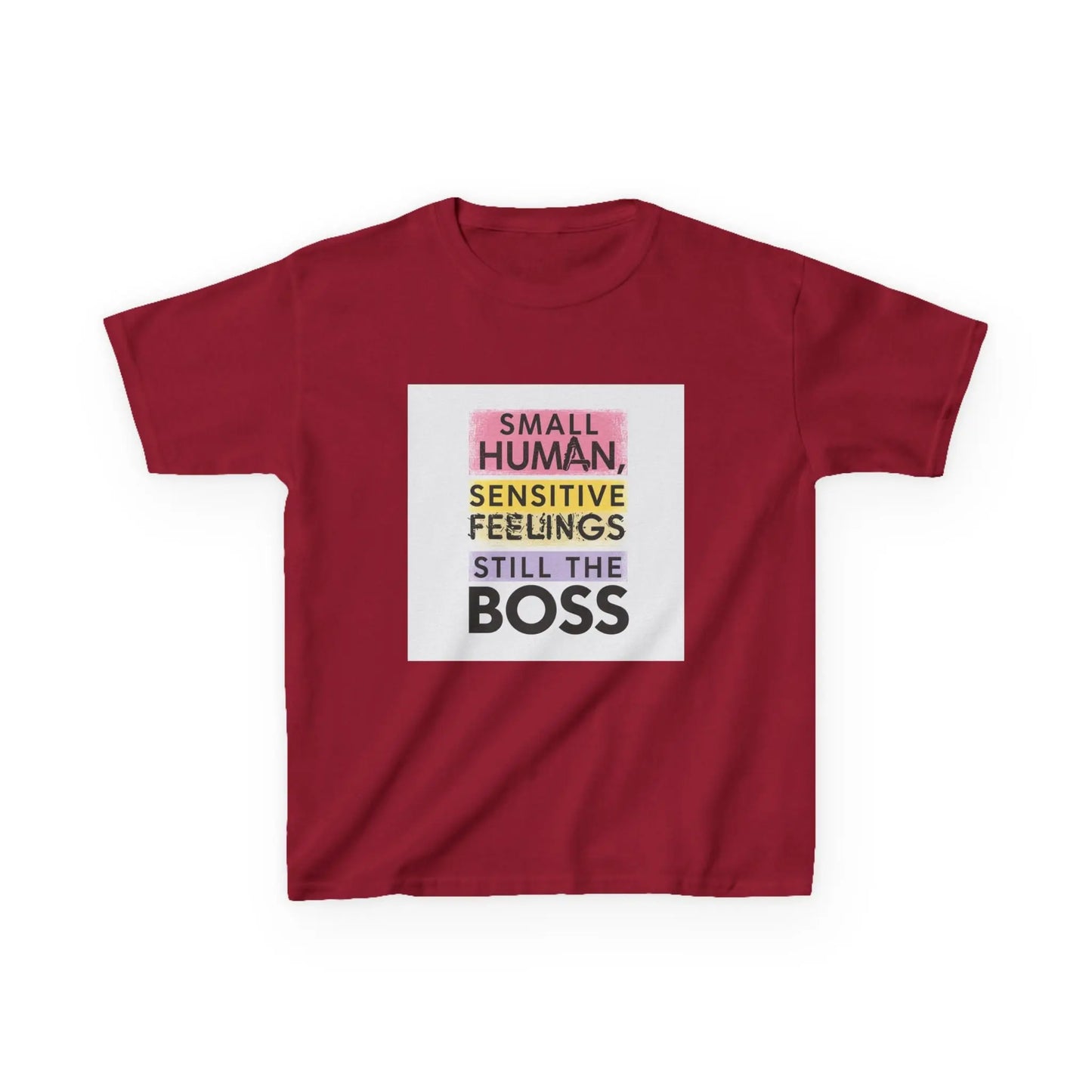 "Small Human, Sensitive Feelings, Still the Boss" - Kids Autism Awareness T-Shirt Printify
