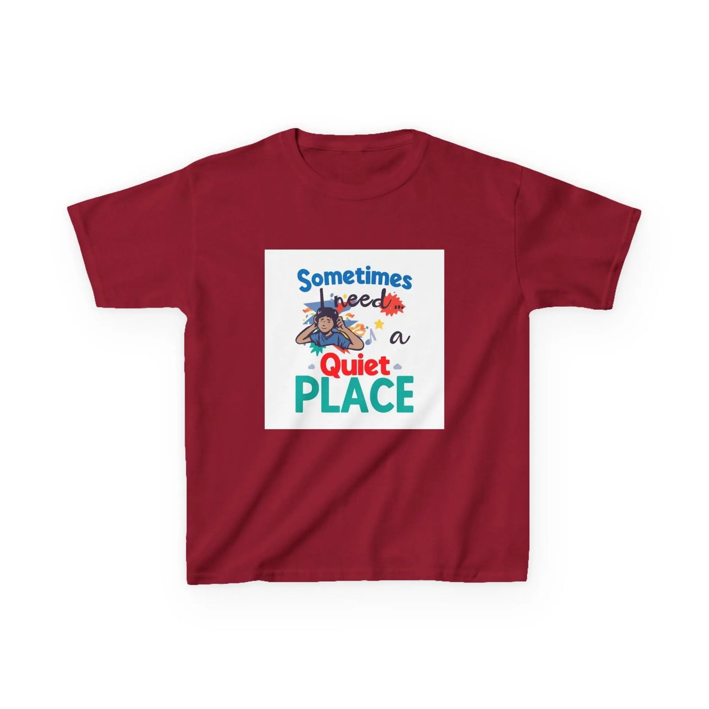 "Sometimes I Need a Quiet Place" Cute Nap-Time Tee - Kids Autism Awareness T-Shirt Printify