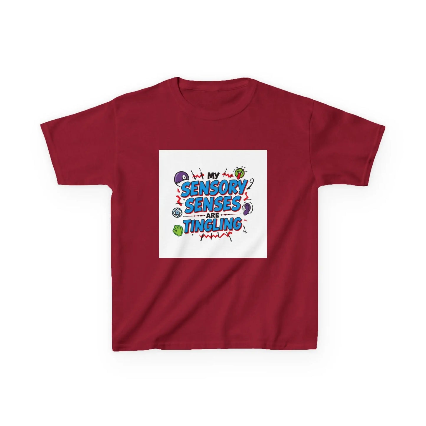 "My Sensory Senses Are Tingling" - Kids Autism Awareness T-Shirt Printify