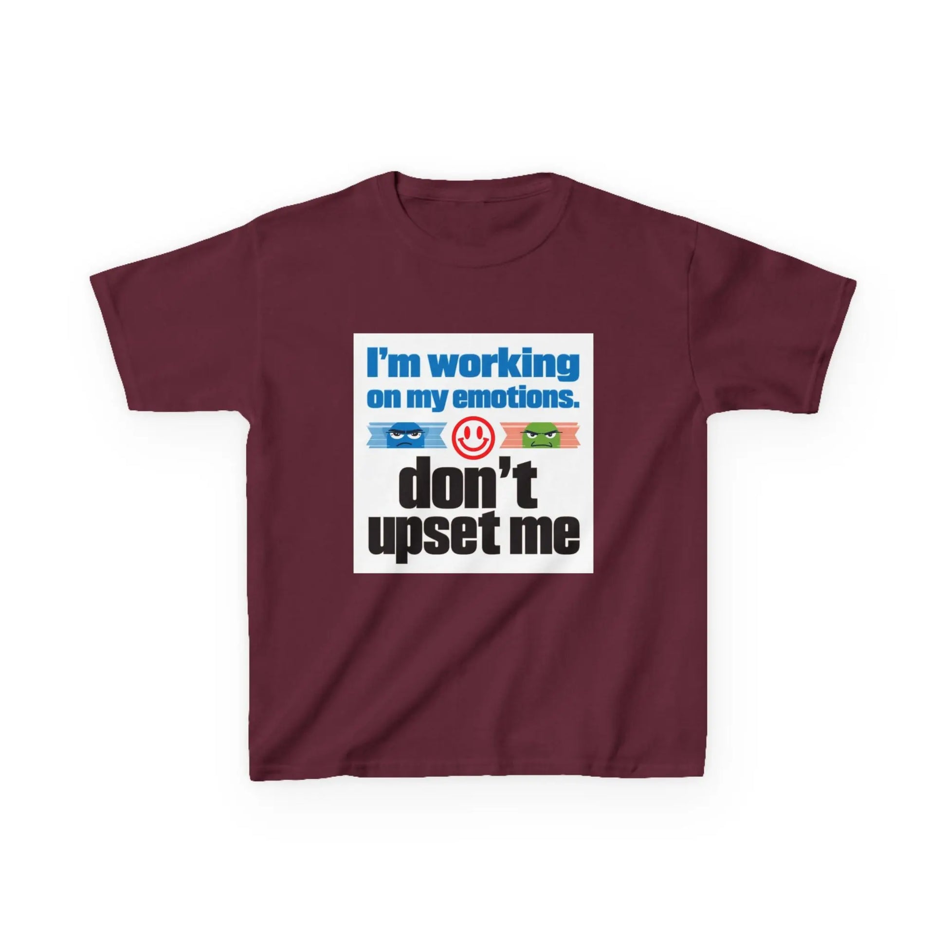 "I'm Working On My Emotions, Don't Upset Me" - Kids Autism Awareness T-Shirt Printify