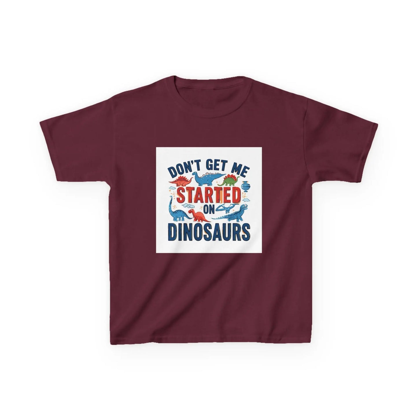 "Don't Get Me Started on Dinosaurs" - Kids Autism Awareness T-Shirt Printify