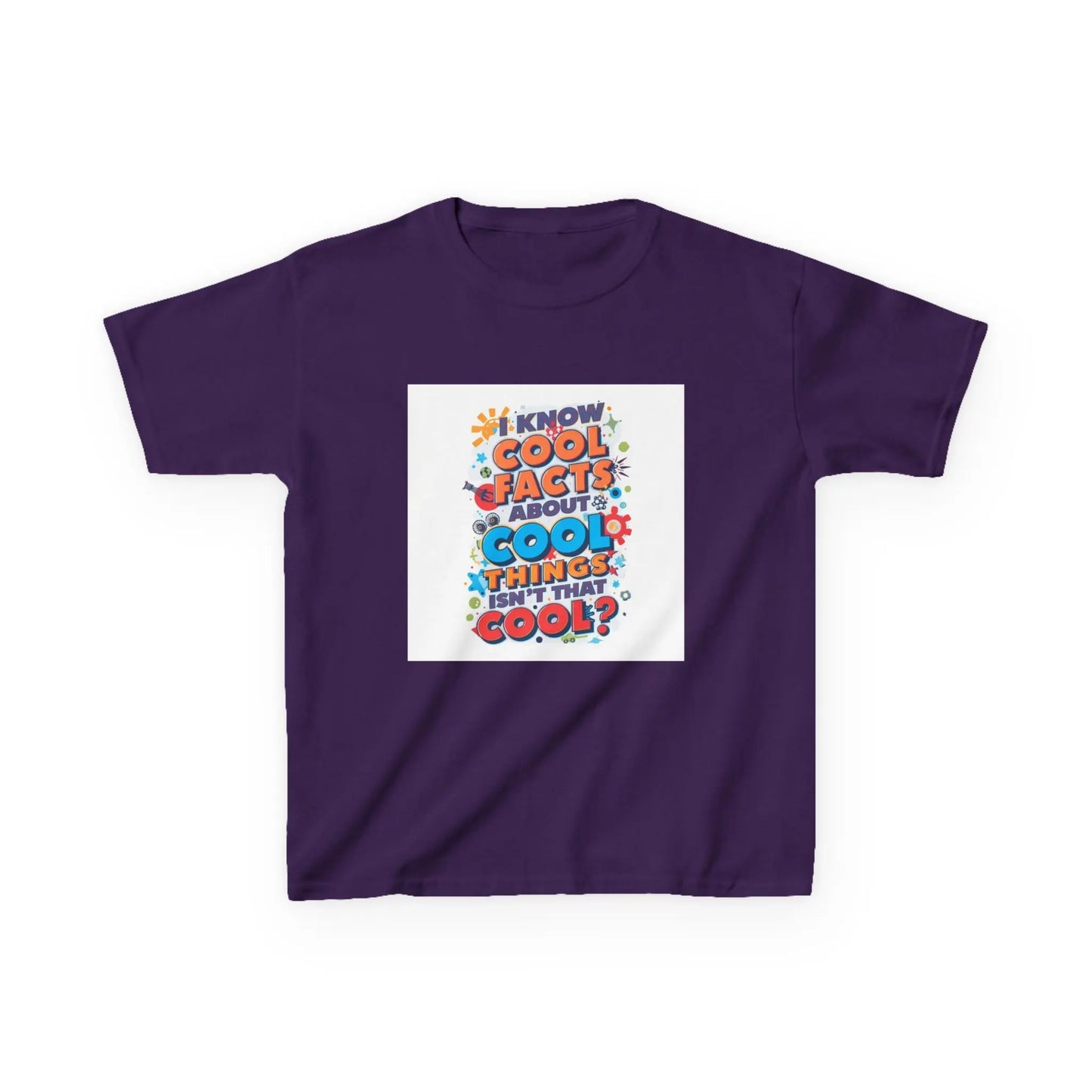"I Know Cool Facts About Cool Things (Isn’t That Cool?)" - Kids Autism Awareness T-Shirt Printify