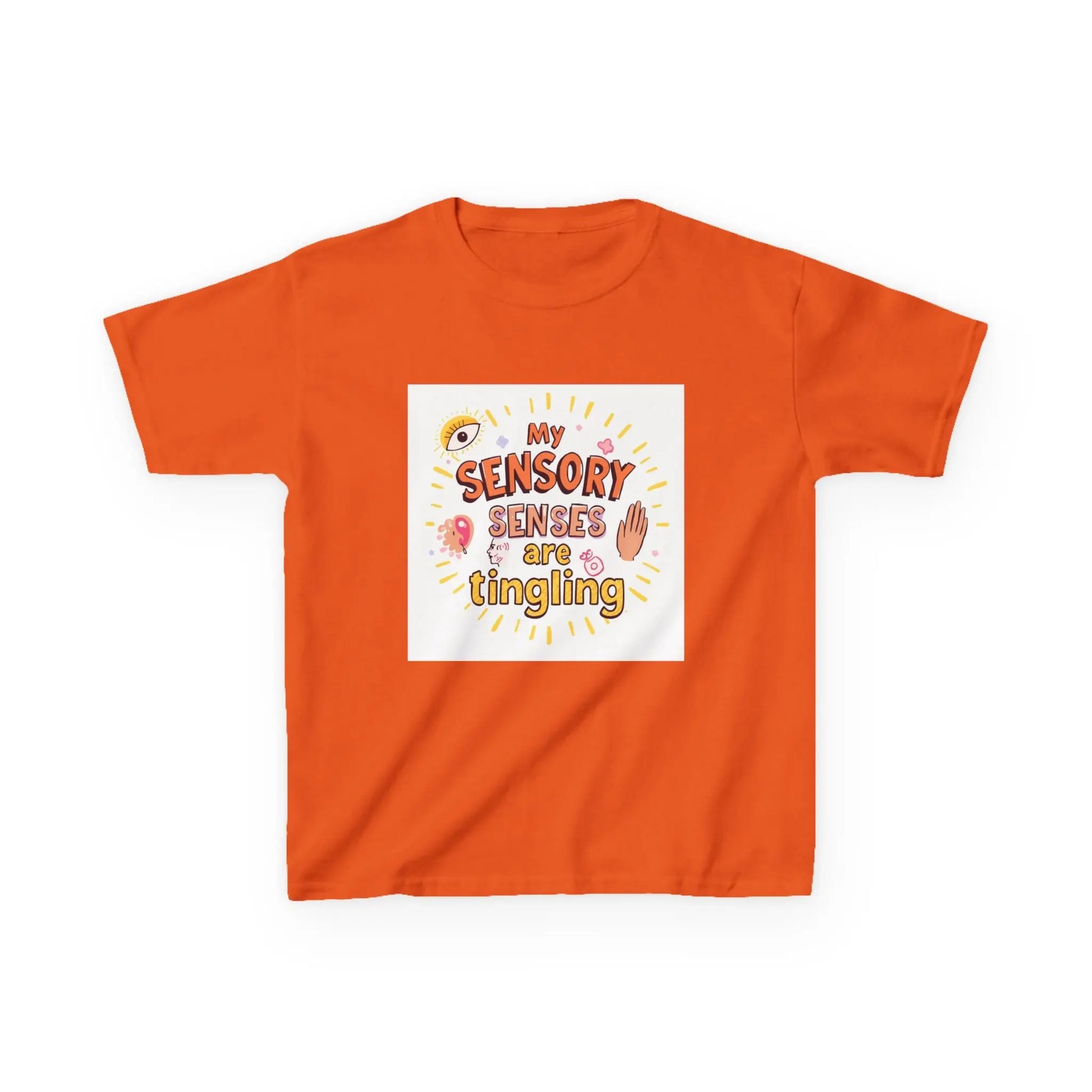 "My Sensory Senses Are Tingling" - Kids Autism Awareness T-Shirt Printify