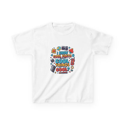 “I Know Cool Facts & Cool Things” - Kids Autism Awareness T-Shirt Printify