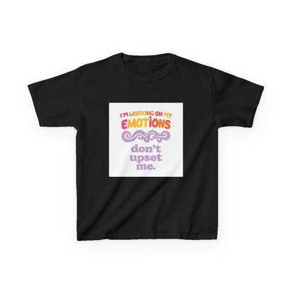 "I'm Working On My Emotions, Don't Upset Me" - Kids Autism Awareness T-Shirt Printify