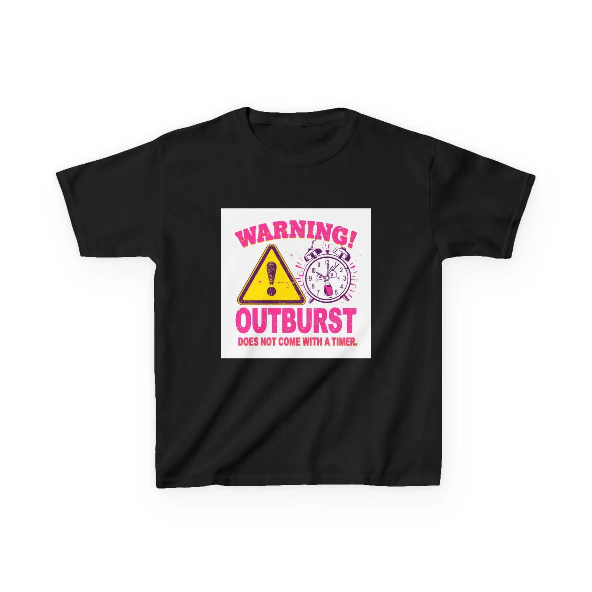 "Warning! Outburst Does Not Come With a Timer" - Kids Autism Awareness T-Shirt Printify