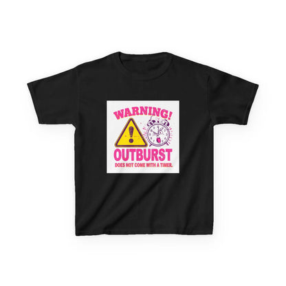 "Warning! Outburst Does Not Come With a Timer" - Kids Autism Awareness T-Shirt Printify