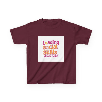 "Loading Social Skills... Please Wait" - Kids Autism Awareness T-Shirt Printify