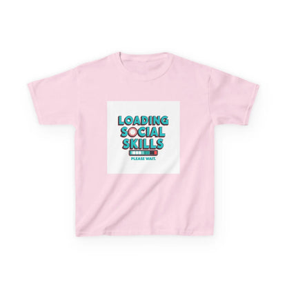 "Loading Social Skills, Please Wait" - Kids Autism Awareness T-Shirt Printify