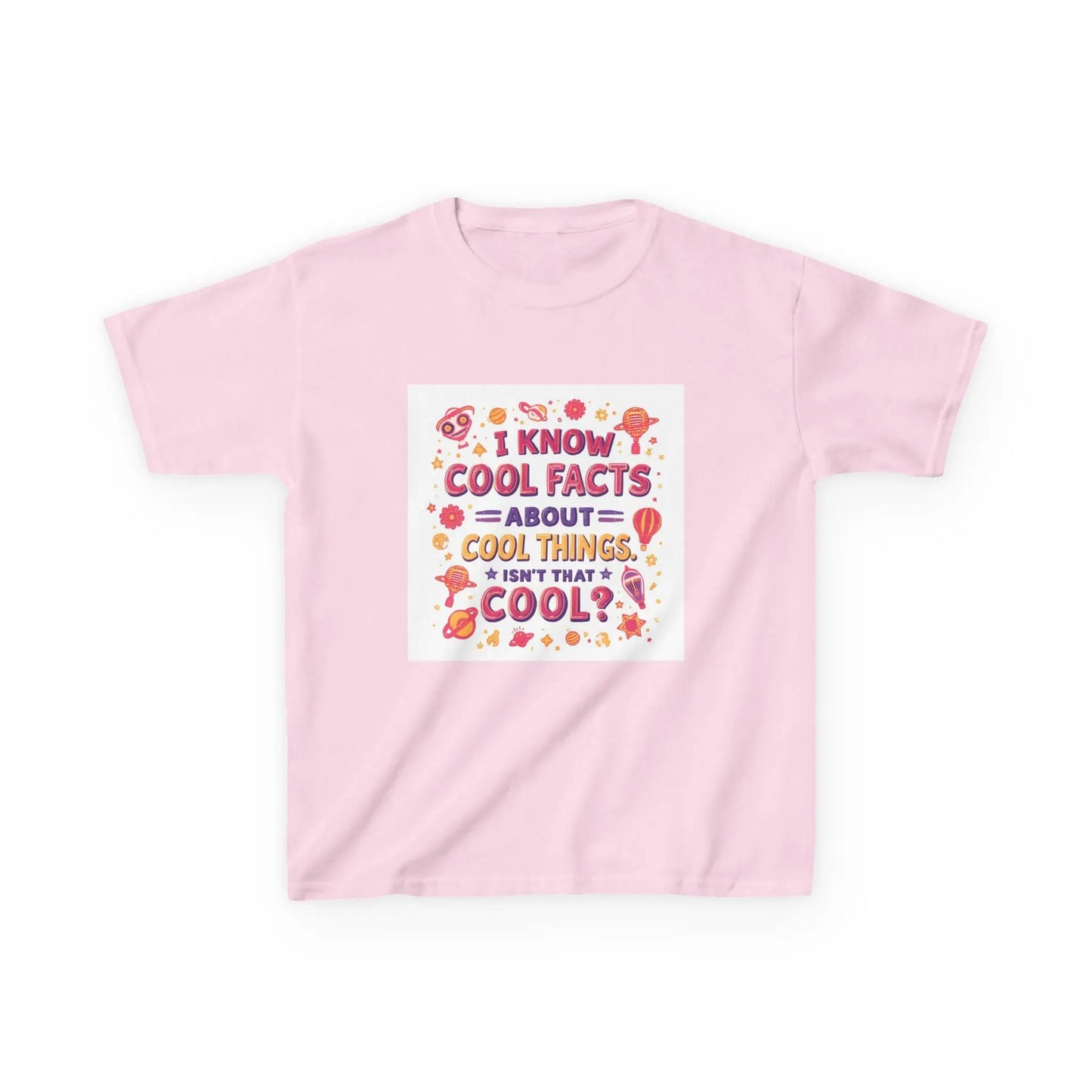 "I Know Cool Facts About Cool Things" - Kids Autism Awareness T-Shirt Printify