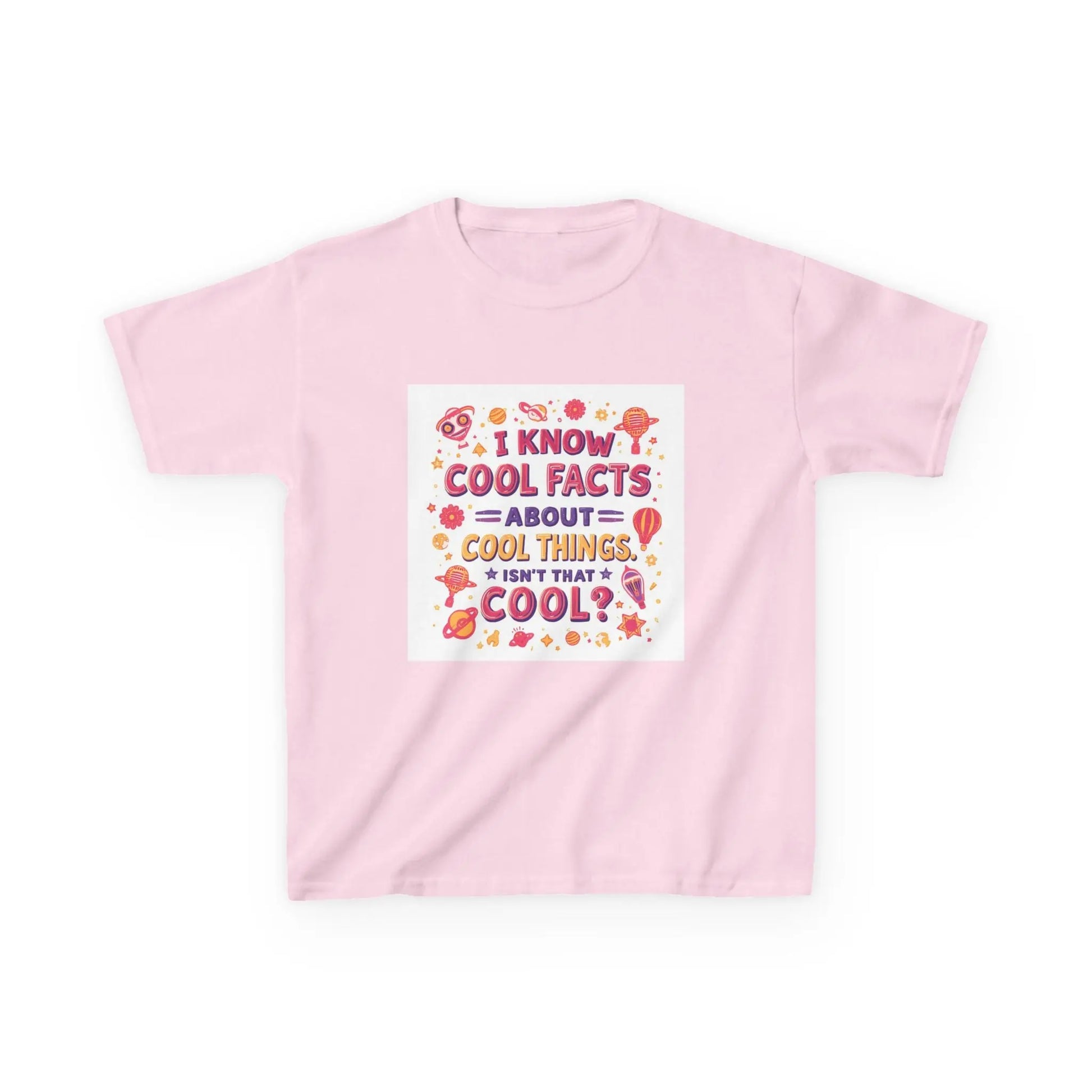 "I Know Cool Facts About Cool Things" - Kids Autism Awareness T-Shirt Printify