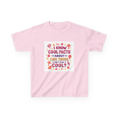 "I Know Cool Facts About Cool Things" - Kids Autism Awareness T-Shirt Printify