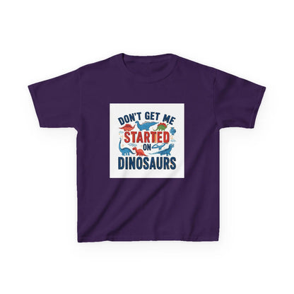 "Don't Get Me Started on Dinosaurs" - Kids Autism Awareness T-Shirt Printify
