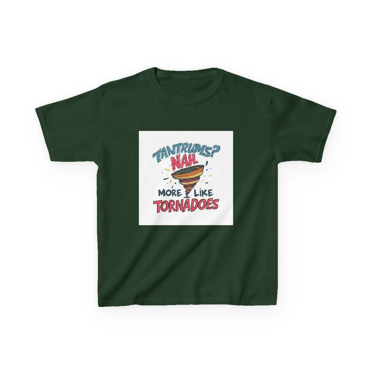 "Tantrums? Nah... More Like Tornadoes" - Kids Autism Awareness T-Shirt Printify