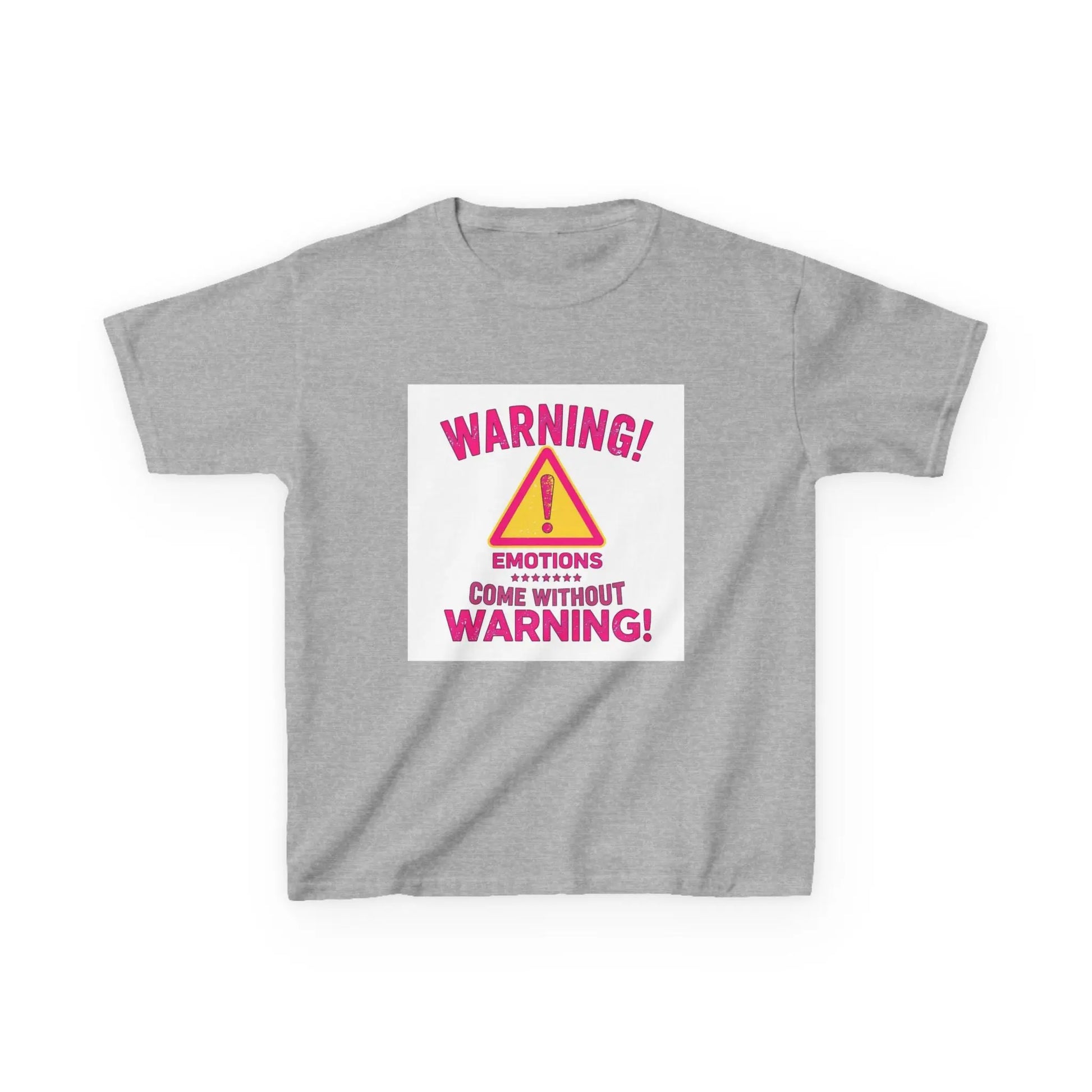 "Warning! Emotions Come Without Warning" - Kids Autism Awareness T-Shirt Printify