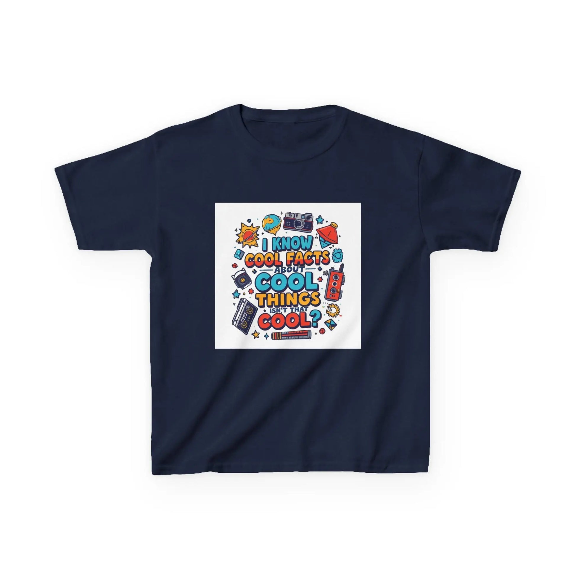 “I Know Cool Facts & Cool Things” - Kids Autism Awareness T-Shirt Printify