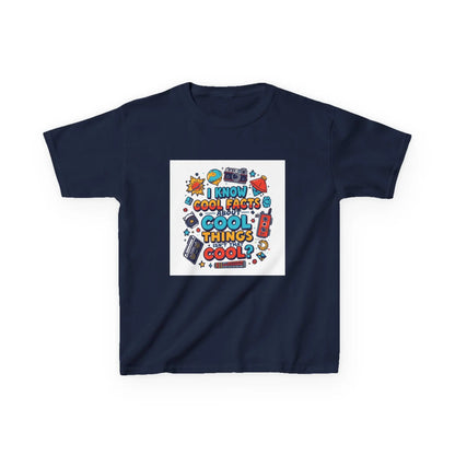 “I Know Cool Facts & Cool Things” - Kids Autism Awareness T-Shirt Printify