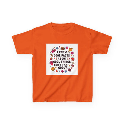 "I Know Cool Facts About Cool Things, Isn't That Cool?" - Kids Autism Awareness T-Shirt Printify