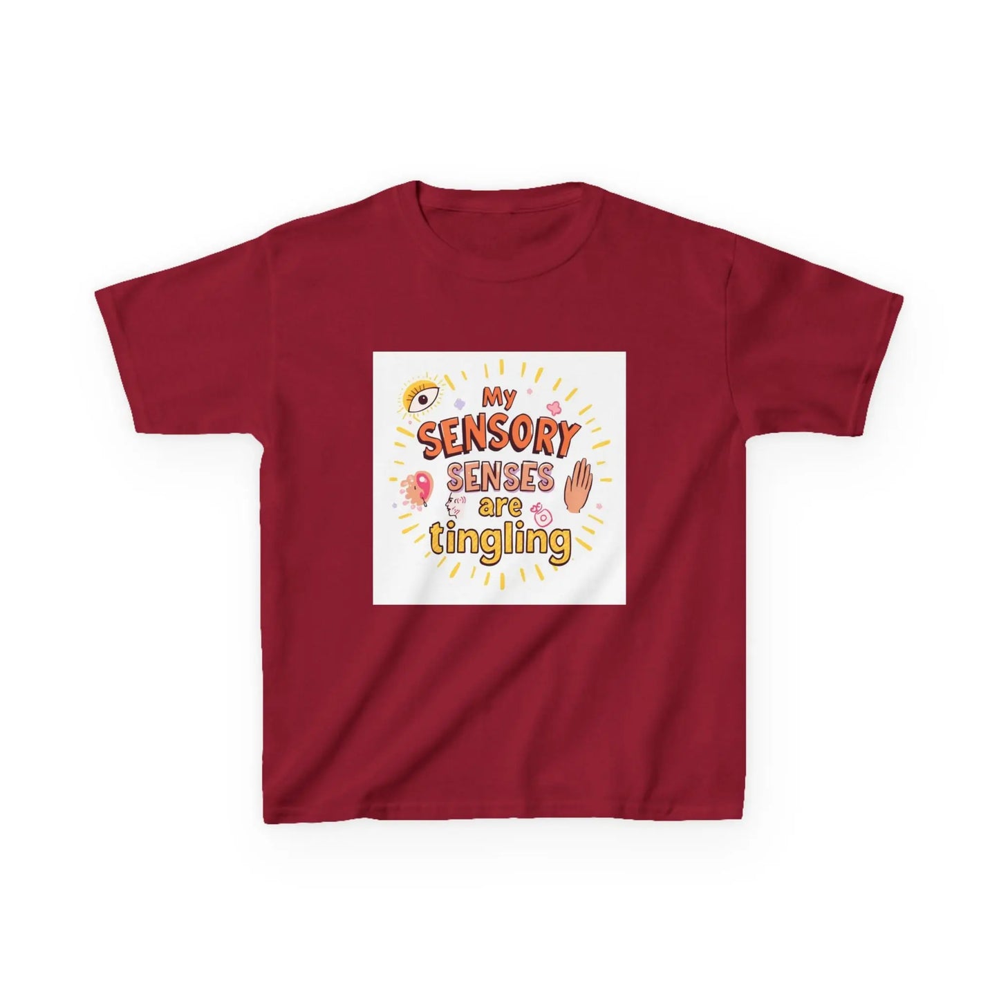 "My Sensory Senses Are Tingling" - Kids Autism Awareness T-Shirt Printify