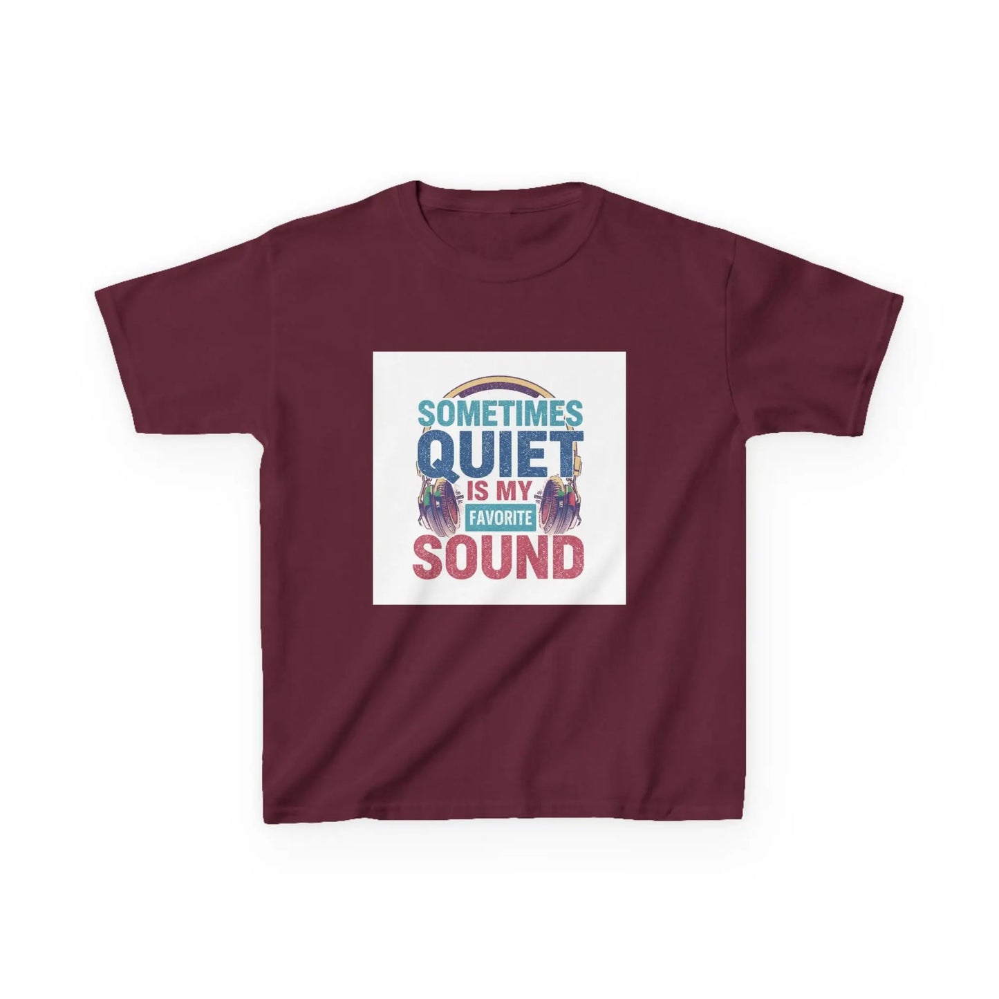 "Sometimes Quiet Is My Favorite Sound" - Kids Autism Awareness T-Shirt Printify