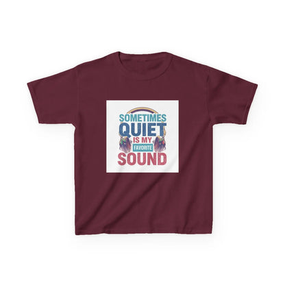 "Sometimes Quiet Is My Favorite Sound" - Kids Autism Awareness T-Shirt Printify