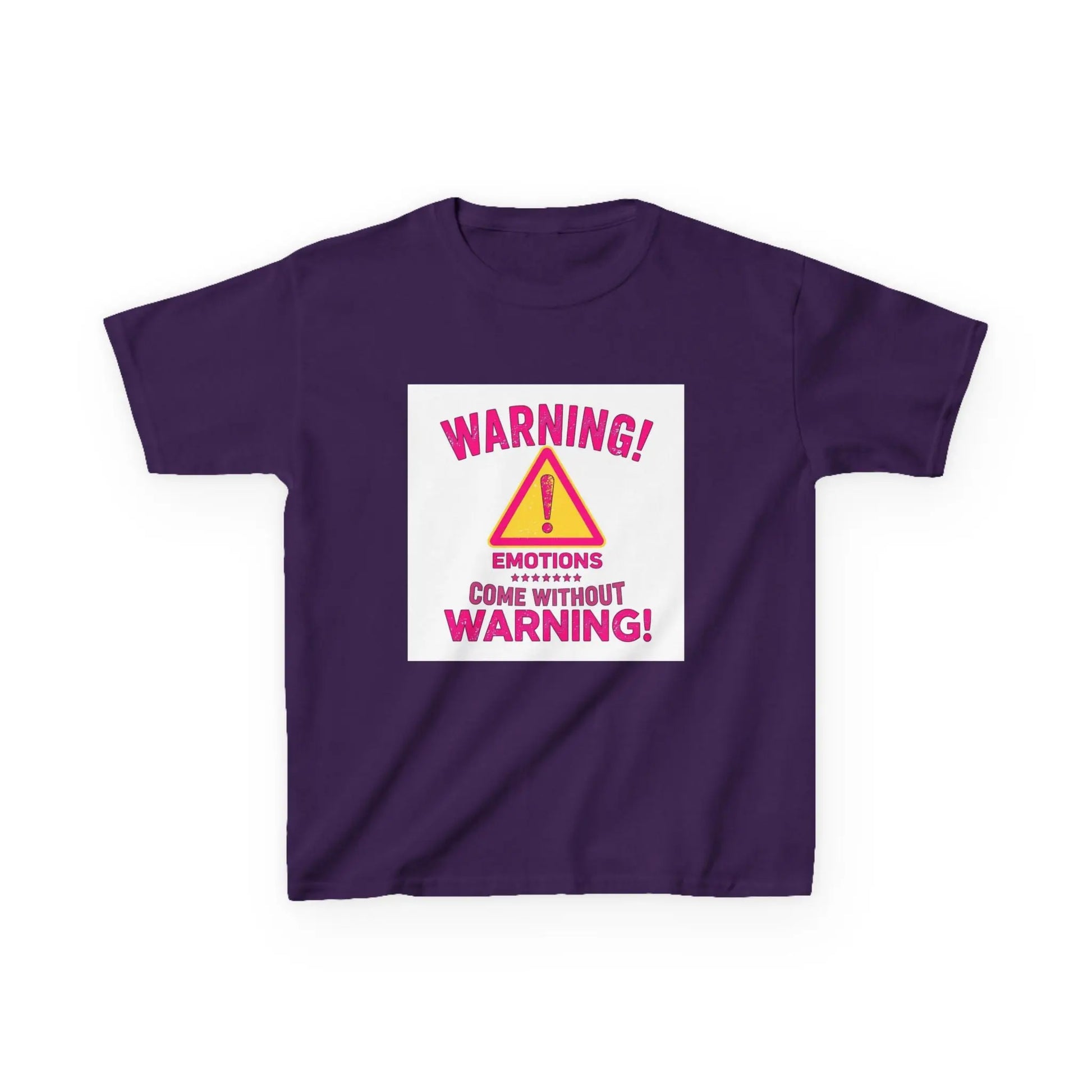 "Warning! Emotions Come Without Warning" - Kids Autism Awareness T-Shirt Printify