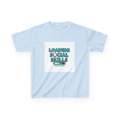 "Loading Social Skills, Please Wait" - Kids Autism Awareness T-Shirt Printify