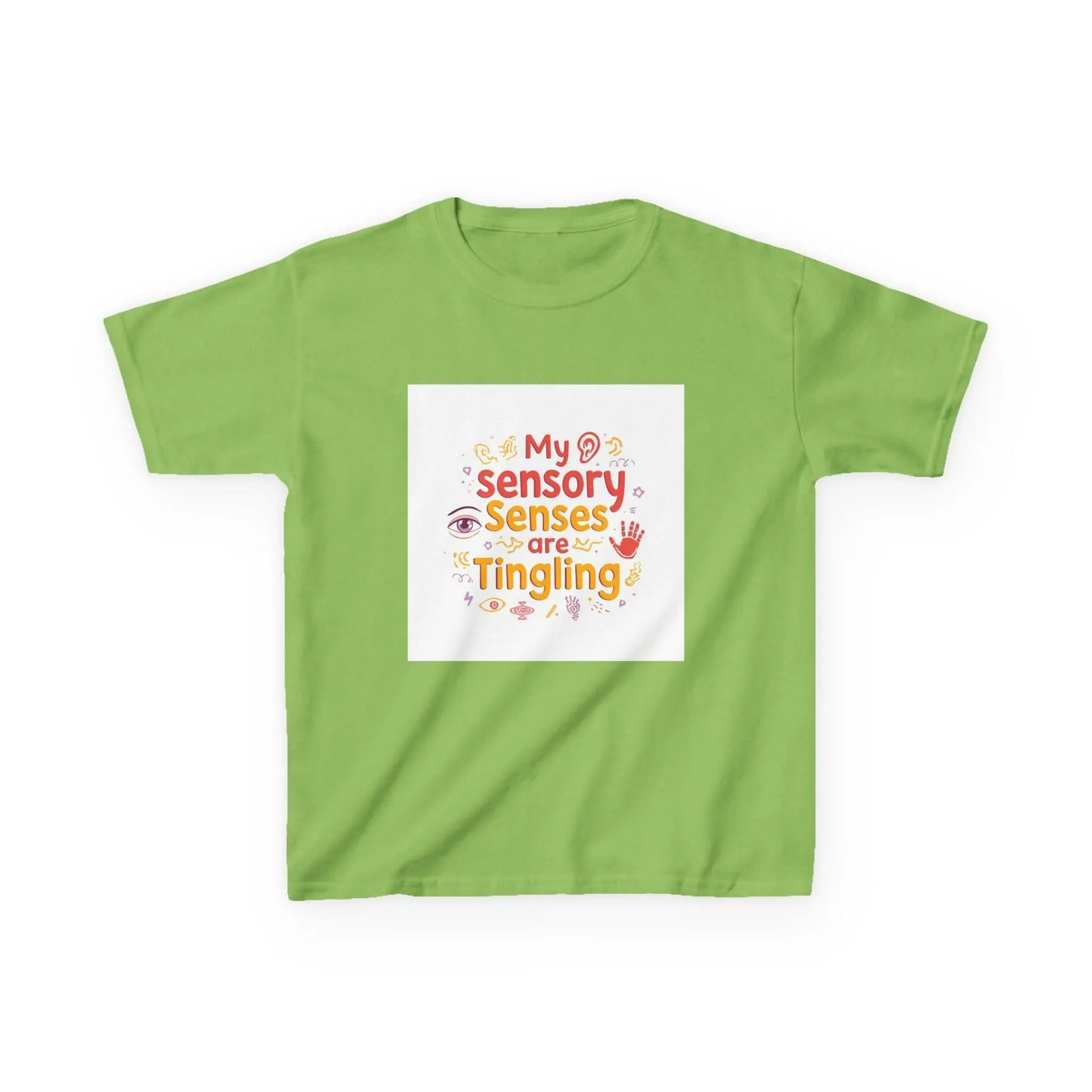 "My Sensory Senses Are Tingling" - Kids Autism Awareness T-Shirt Printify
