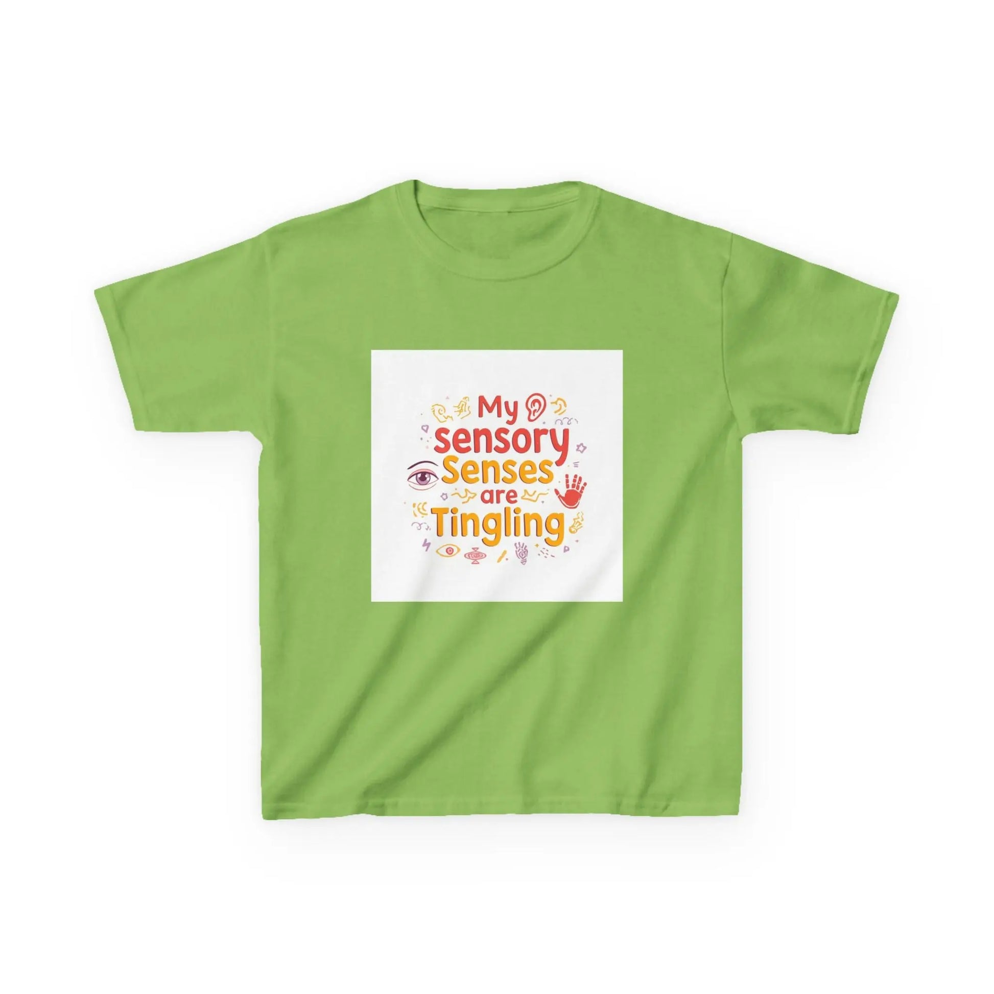 "My Sensory Senses Are Tingling" - Kids Autism Awareness T-Shirt Printify