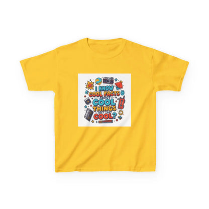 “I Know Cool Facts & Cool Things” - Kids Autism Awareness T-Shirt Printify