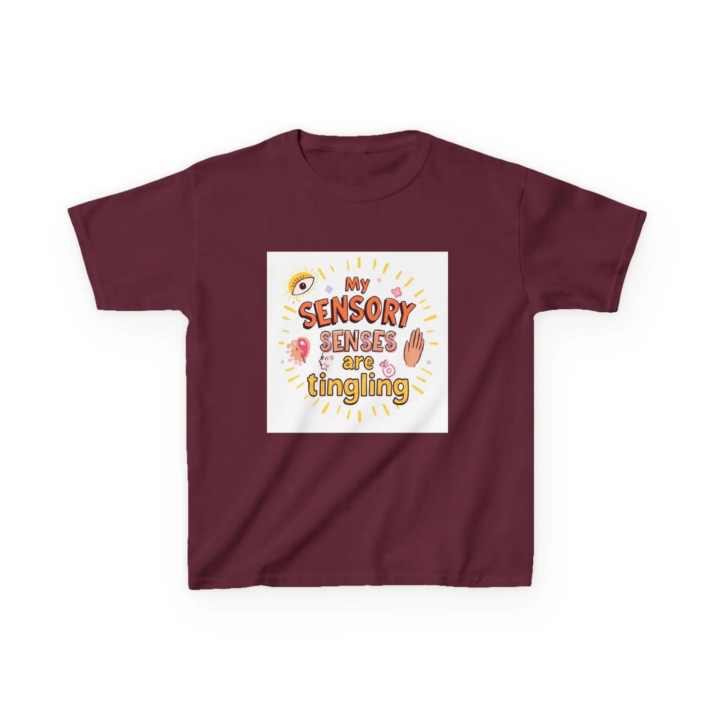 "My Sensory Senses Are Tingling" - Kids Autism Awareness T-Shirt Printify