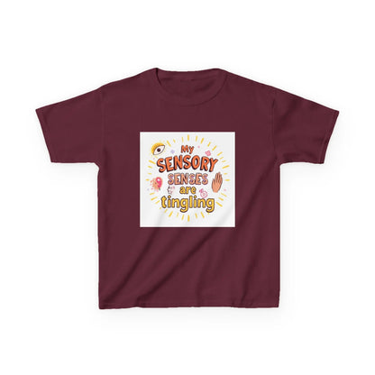 "My Sensory Senses Are Tingling" - Kids Autism Awareness T-Shirt Printify