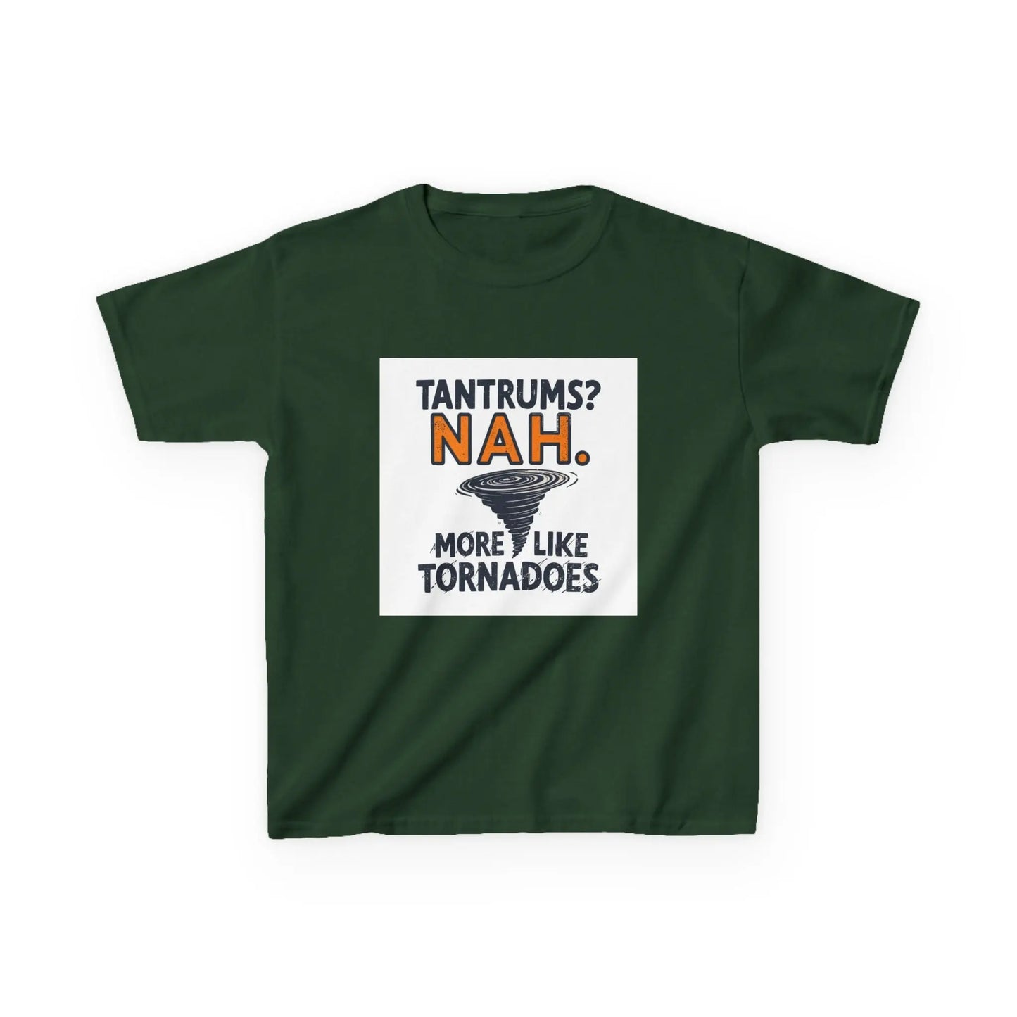 "Tantrums? NAH. More Like Tornadoes" - Kids Autism Awareness T-Shirt Printify