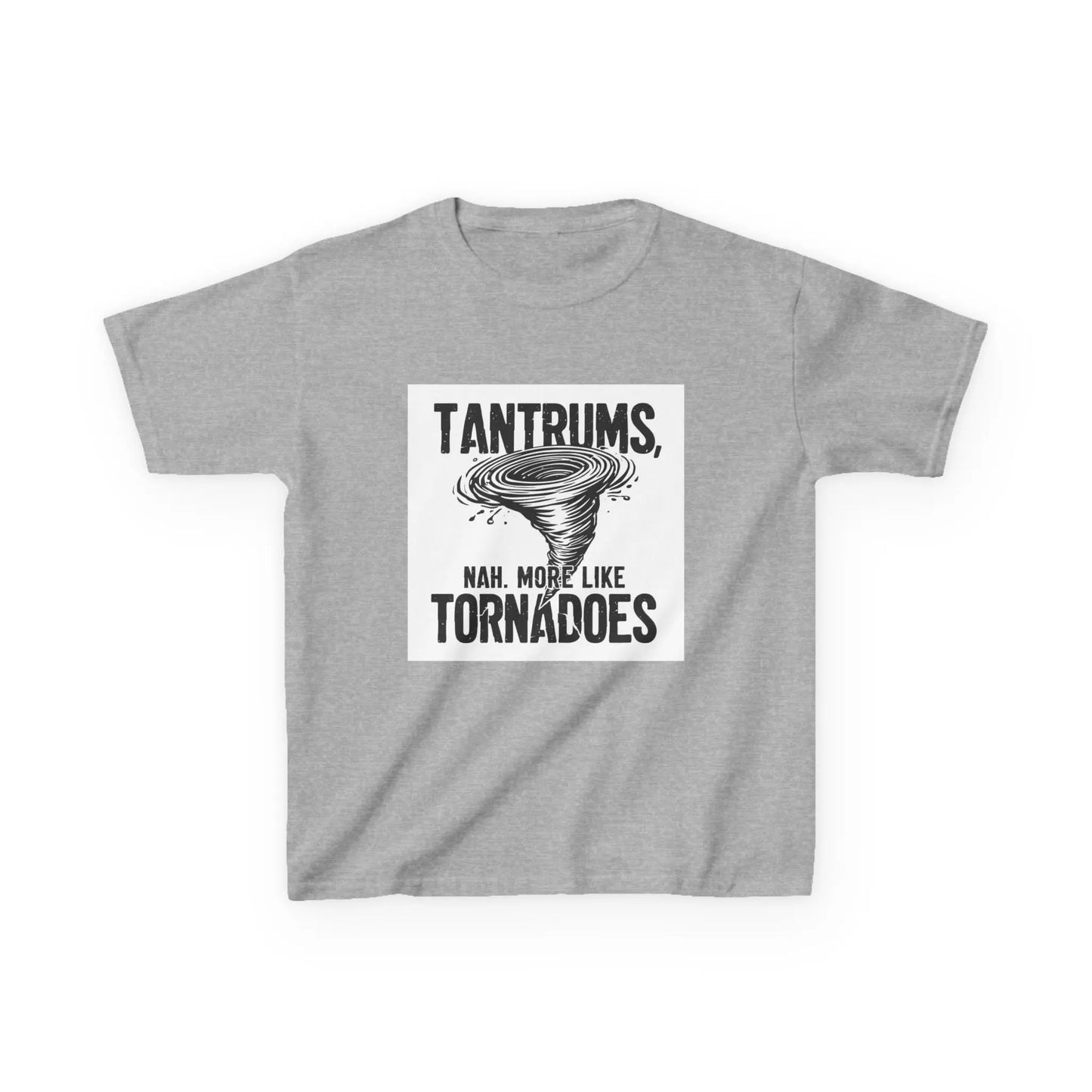 "Tantrums, Nah. More Like Tornadoes" - Kids Autism Awareness T-Shirt Printify