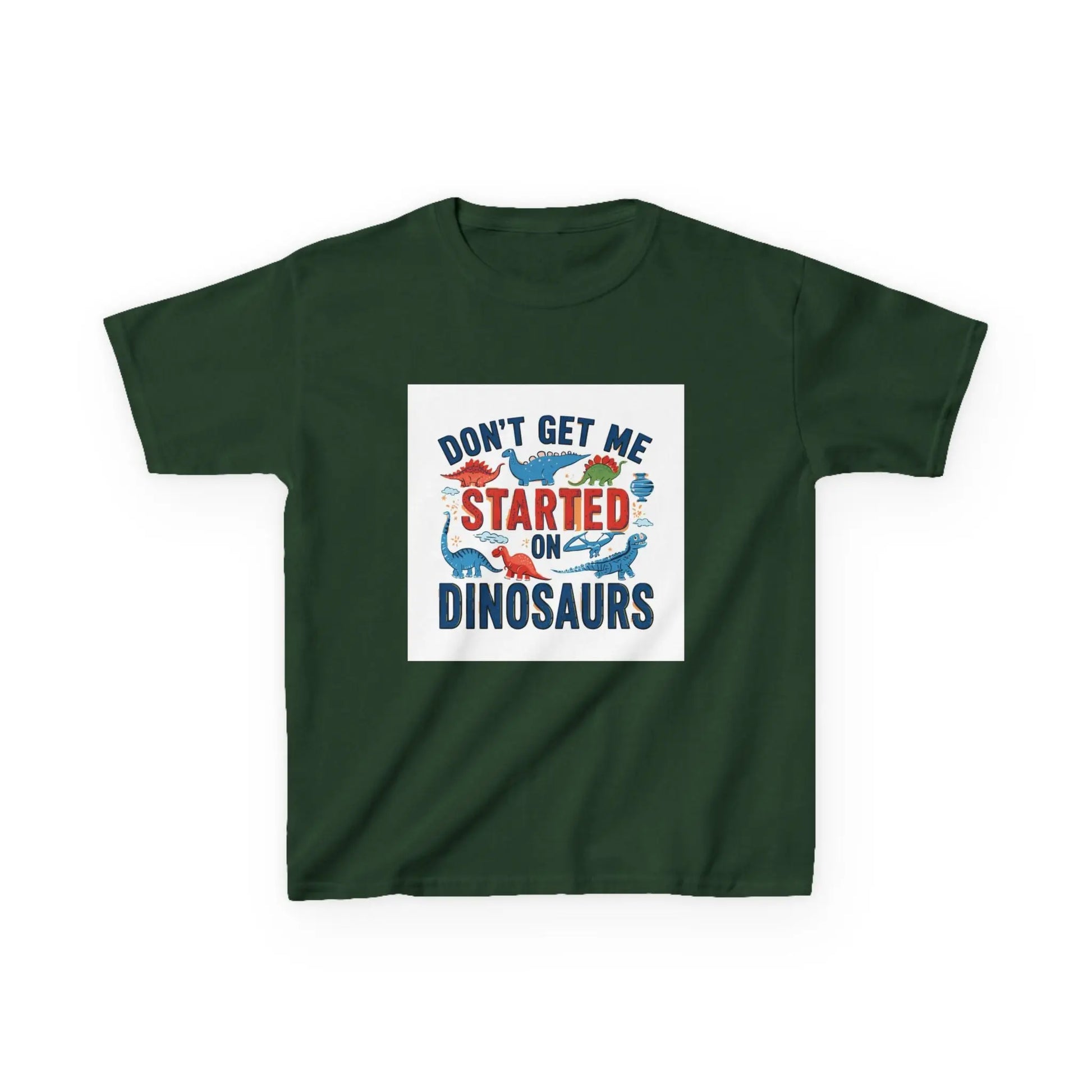 "Don't Get Me Started on Dinosaurs" - Kids Autism Awareness T-Shirt Printify