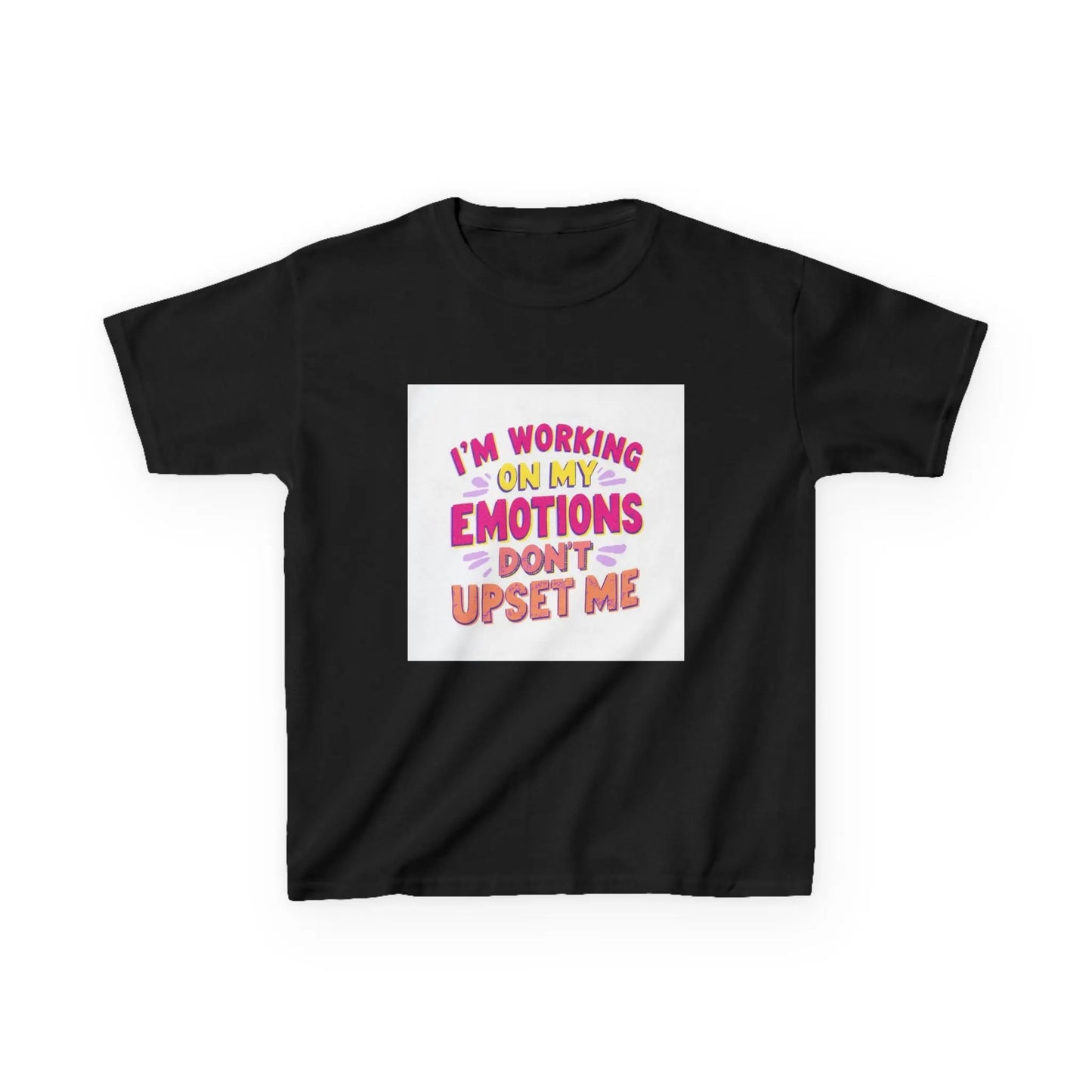 "I'm Working On My Emotions, Don't Upset Me" - Kids Autism Awareness T-Shirt Printify