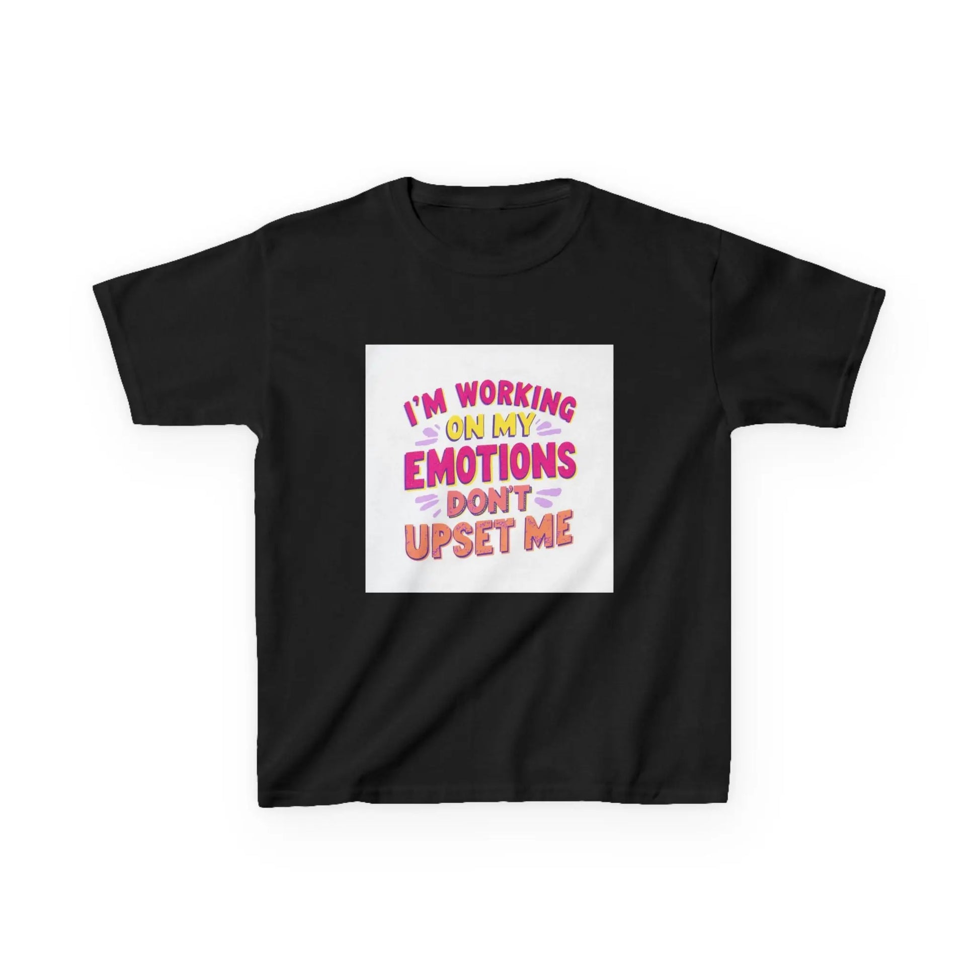 "I'm Working On My Emotions, Don't Upset Me" - Kids Autism Awareness T-Shirt Printify