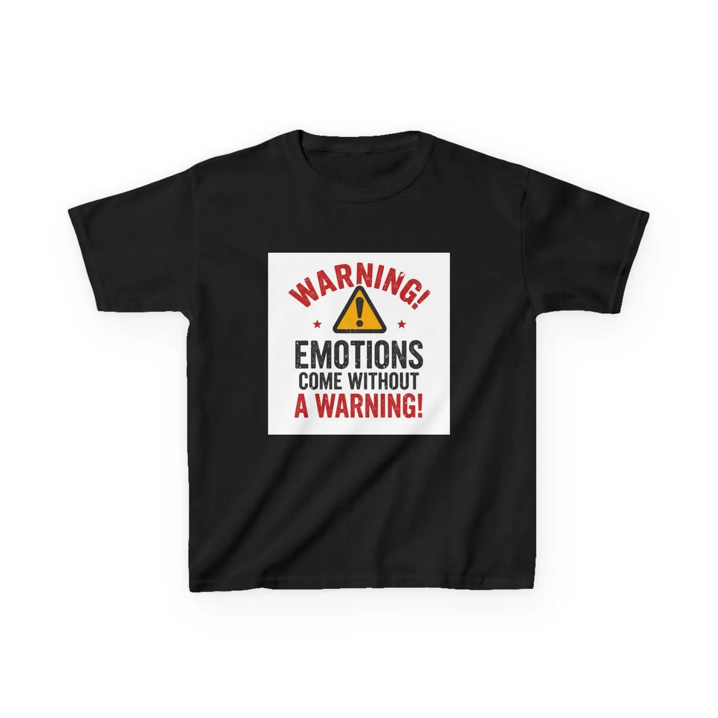 "Warning! Emotions Come Without a Warning" - Kids Autism Awareness T-Shirt Printify