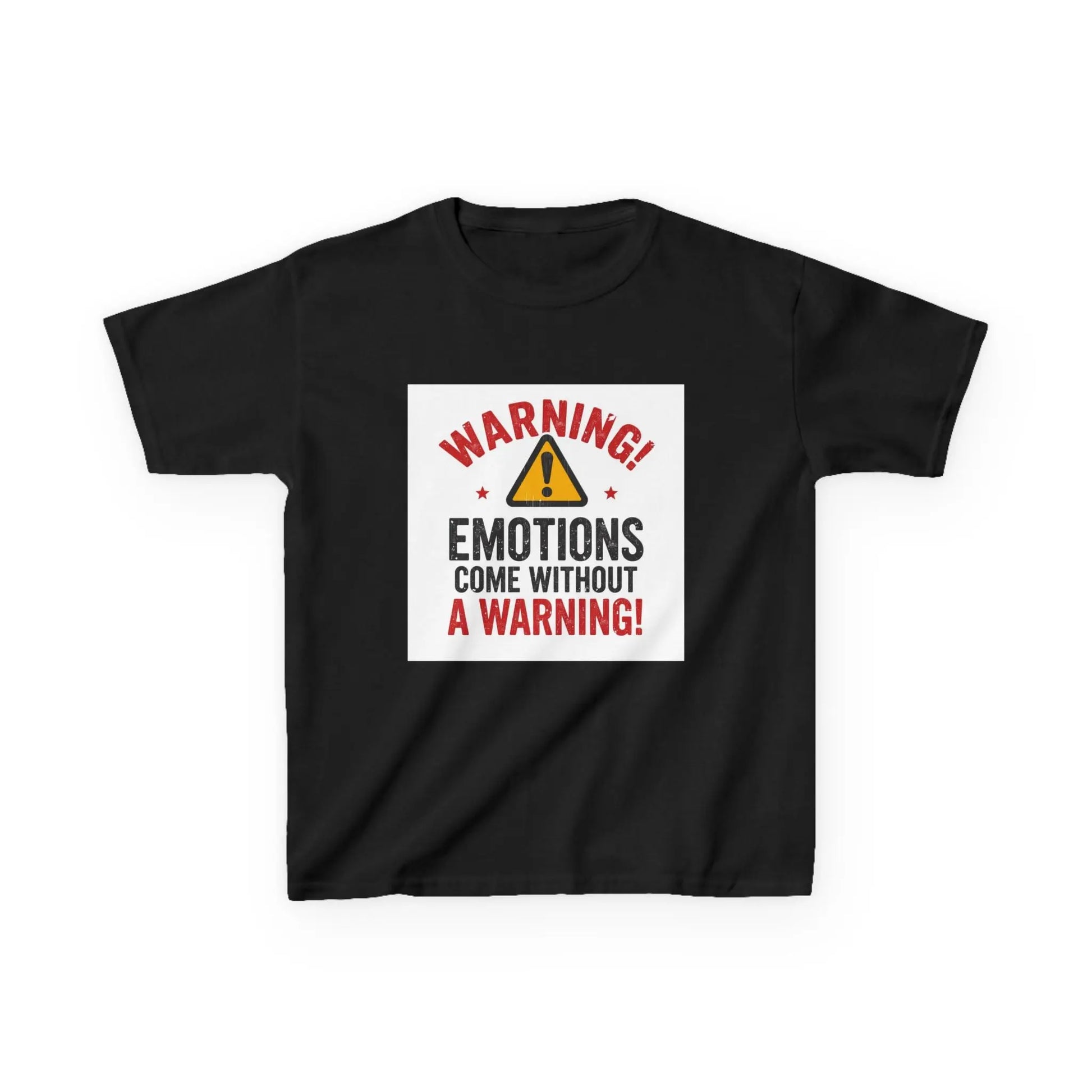 "Warning! Emotions Come Without a Warning" - Kids Autism Awareness T-Shirt Printify
