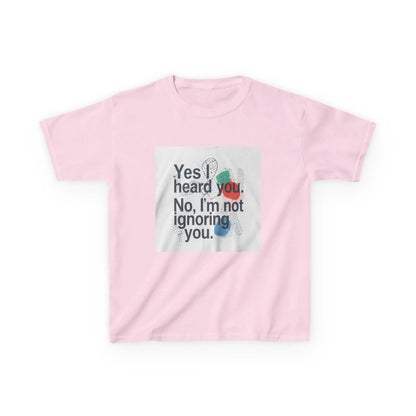 “Yes I heard you. No, I’m not ignoring you.” - Kids Autism Awareness T-Shirt Printify