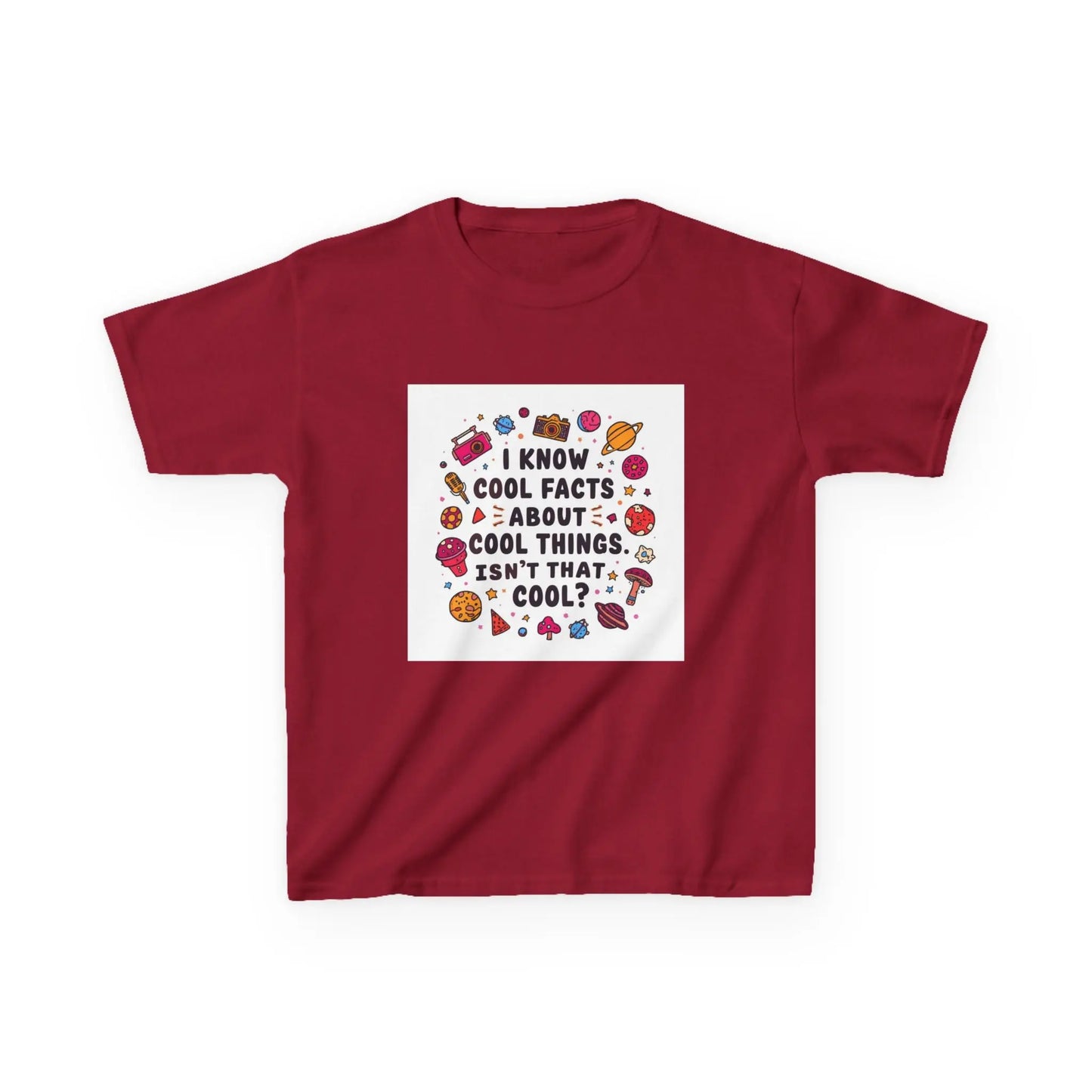 "I Know Cool Facts About Cool Things, Isn't That Cool?" - Kids Autism Awareness T-Shirt Printify