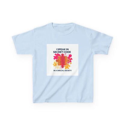 "I Speak in Secret Code" - Kids Autism Awareness T-Shirt Printify