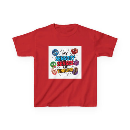 “My Sensory Senses Are Tingling” - Kids Autism Awareness T-Shirt Printify