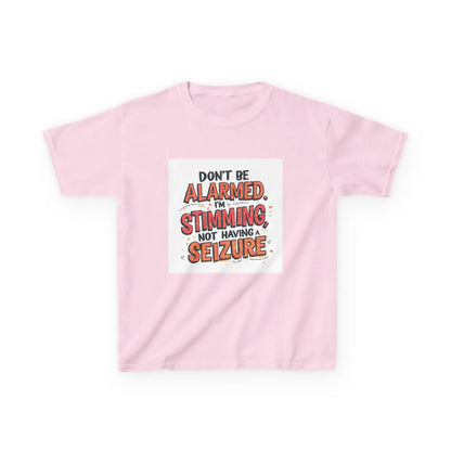 “Don’t Be Alarmed. I’m Stimming, Not Having a Seizure.” - Kids Autism Awareness T-Shirt Printify