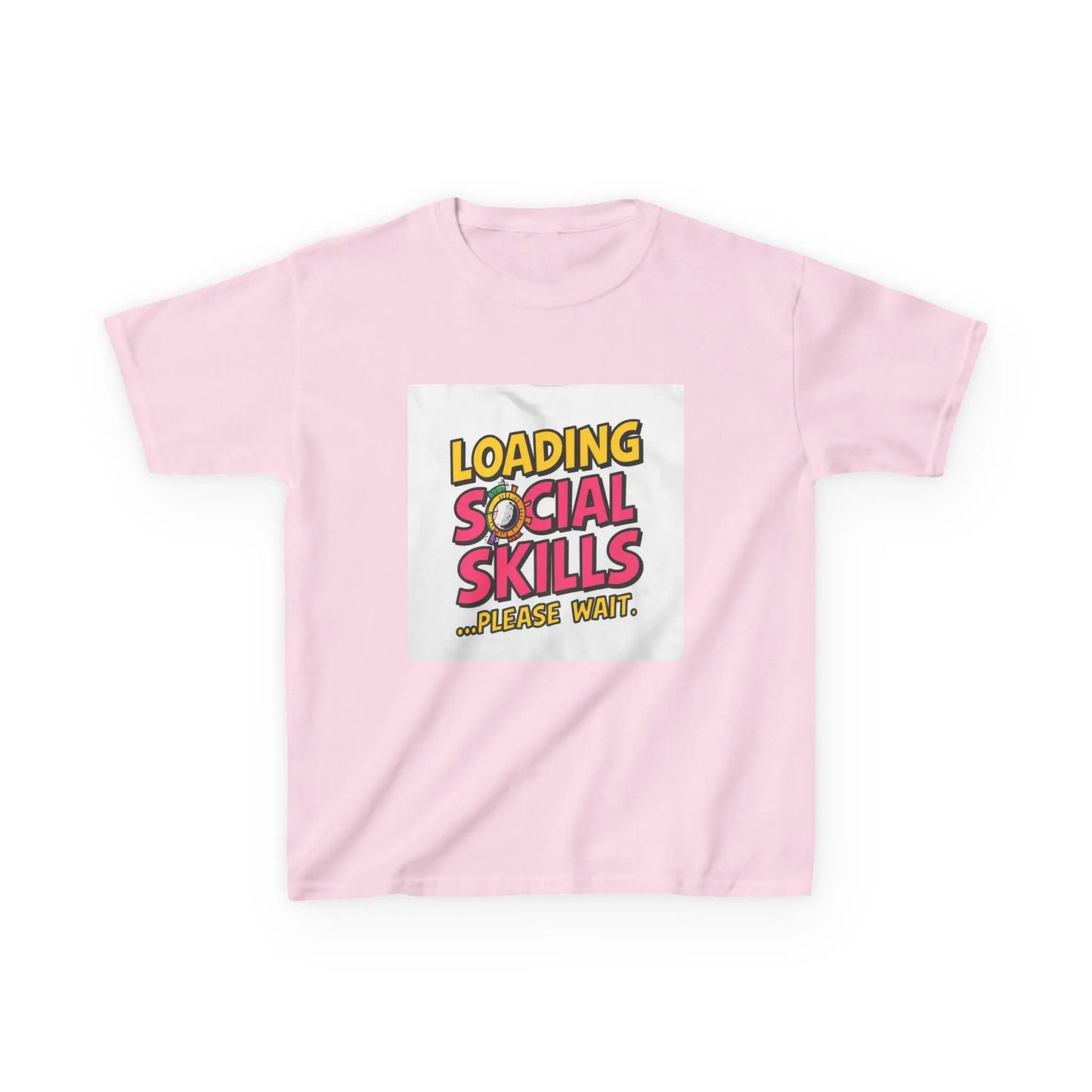 "Loading Social Skills...Please Wait" - Kids Autism Awareness T-Shirt Printify