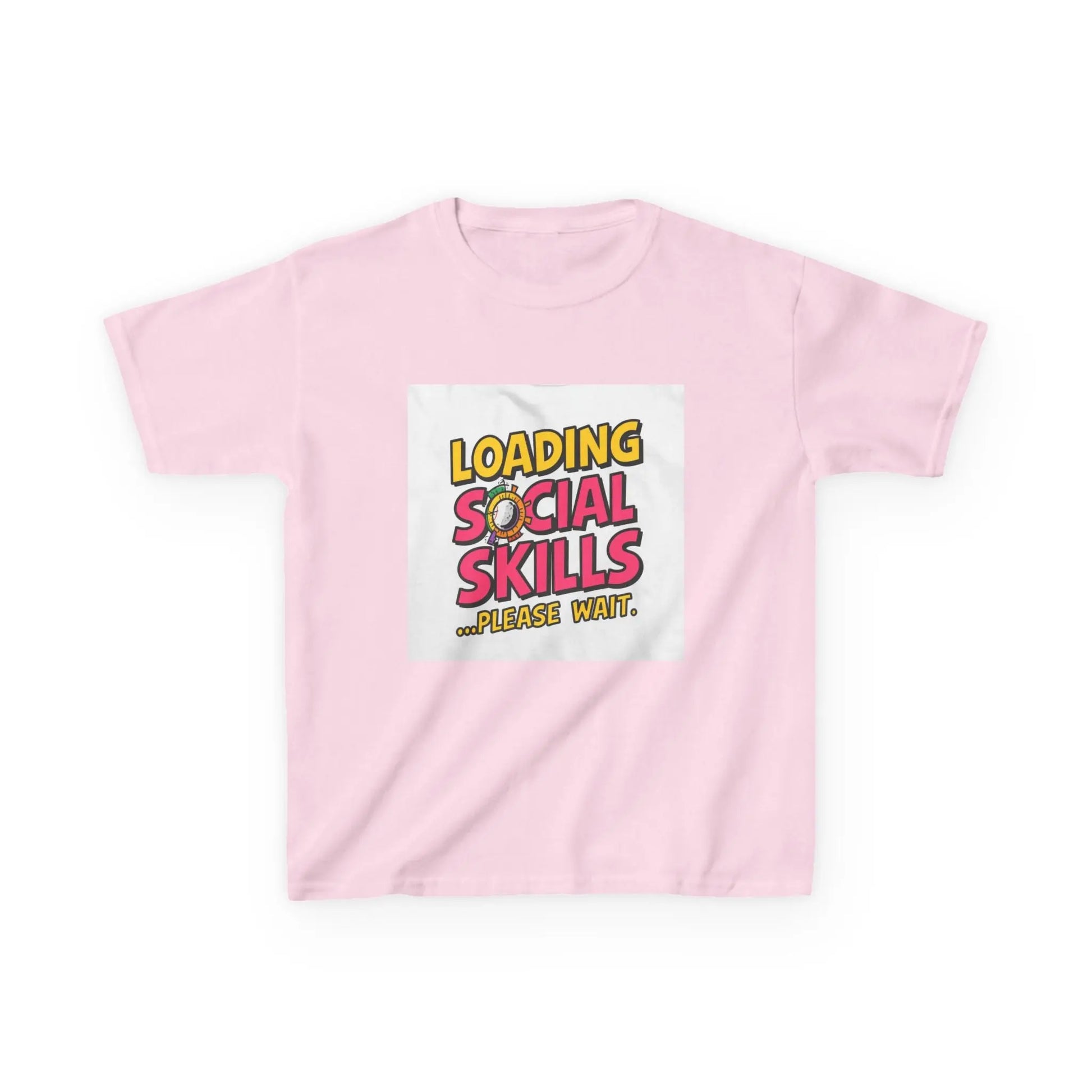 "Loading Social Skills...Please Wait" - Kids Autism Awareness T-Shirt Printify