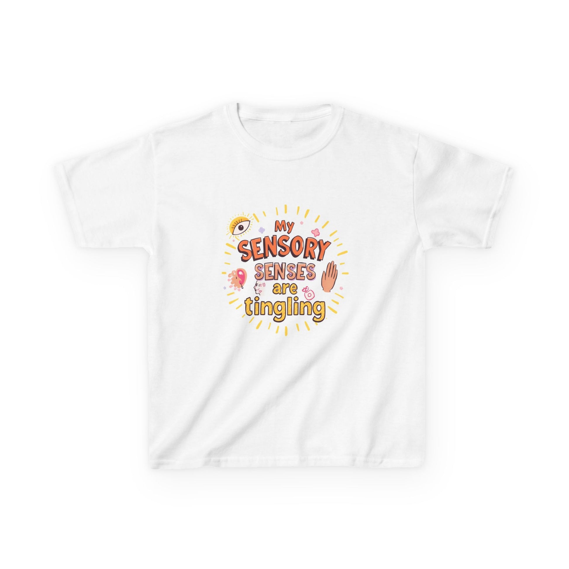 "My Sensory Senses Are Tingling" - Kids Autism Awareness T-Shirt Printify