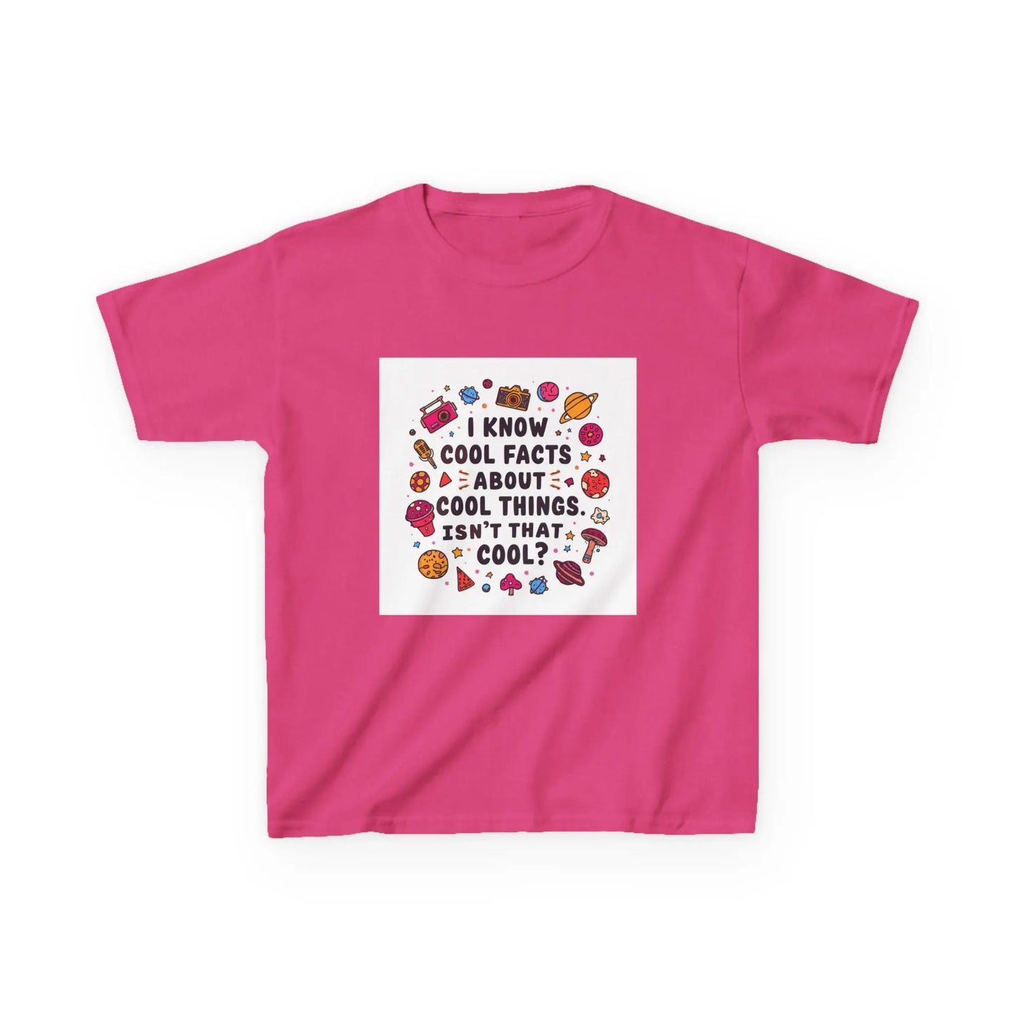 "I Know Cool Facts About Cool Things, Isn't That Cool?" - Kids Autism Awareness T-Shirt Printify