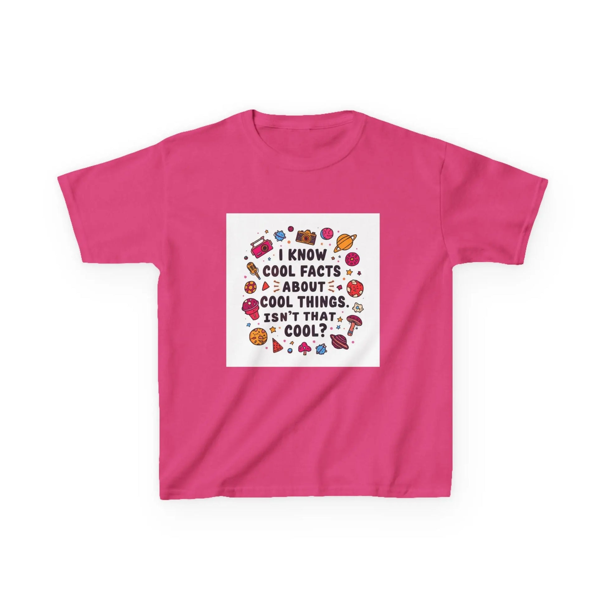 "I Know Cool Facts About Cool Things, Isn't That Cool?" - Kids Autism Awareness T-Shirt Printify